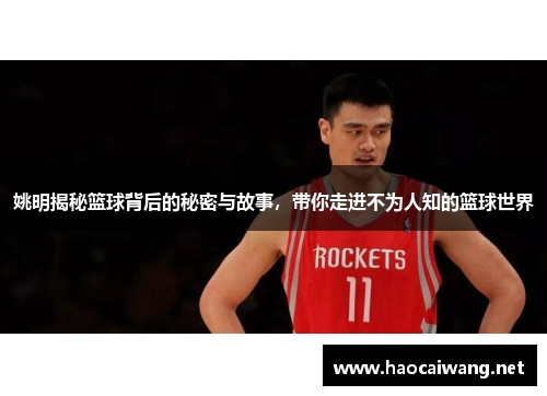 姚明揭秘篮球背后的秘密与故事，带你走进不为人知的篮球世界